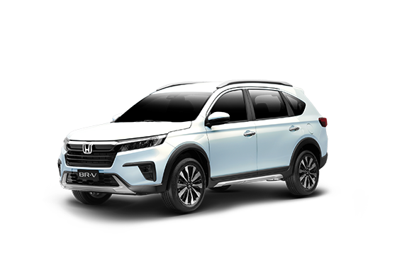 Honda BR-V màu Trắng Bạc