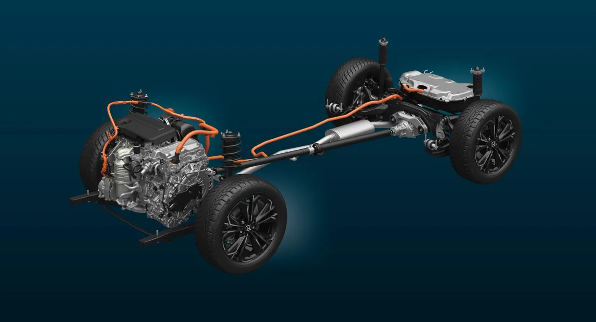Hệ thống e:HEV trên mẫu xe Honda CR V e:HEV RS 2026 