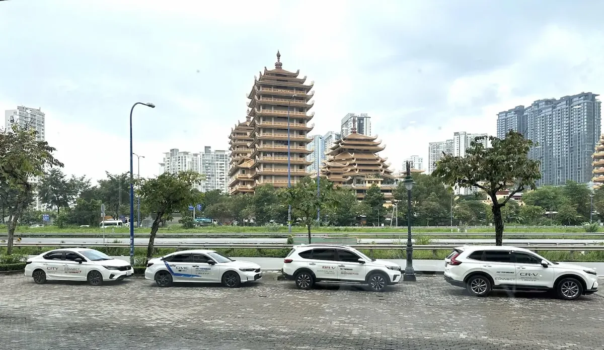 Toàn bộ xe lái thử ô tô Honda tại Showroom Honda Ô tô Sài Gòn   Quận 2